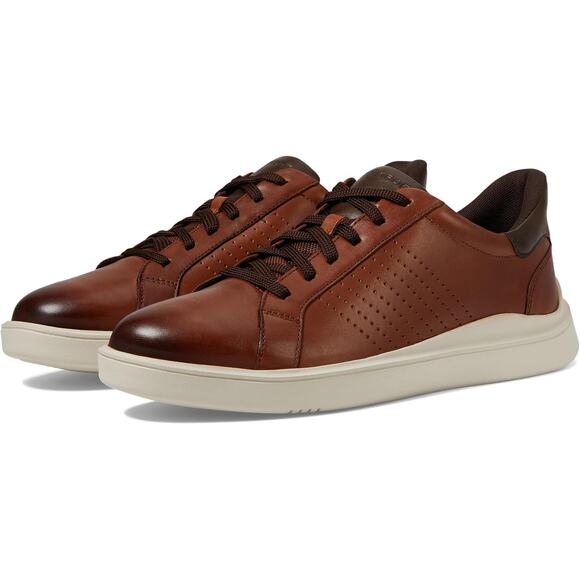 Rockport Tristen Step Activated Lace To Toe Sneakers US Size 8.5 Wide Brown NIB - Picture 1 of 14
